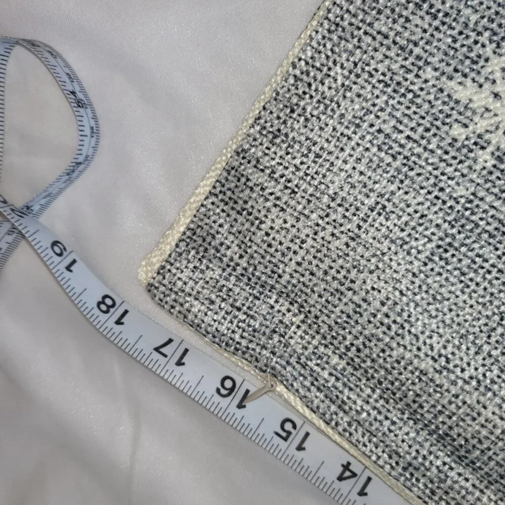 Winter Christmas Throw Pillow Covers Tree Pinecone Snow 18